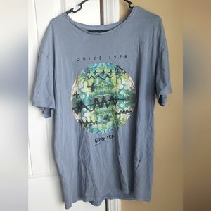 Men's Quick Silver T-Shirt Size - XL Color - Blue, black, White